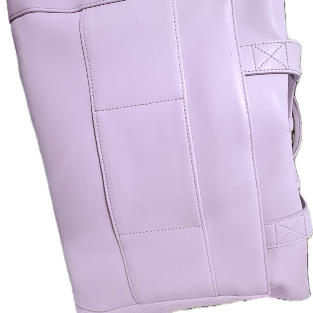 MONSE Lavender Leather Travel Tote - Picture 2 of 12